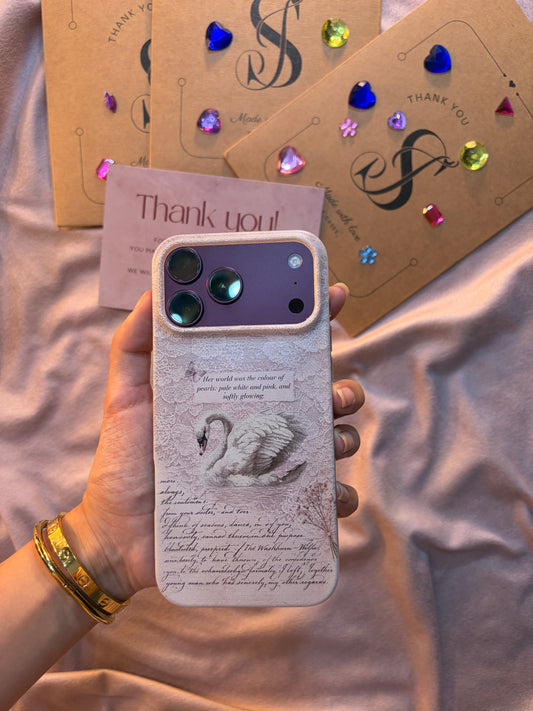 The Swan Romance phone case - Js Cases